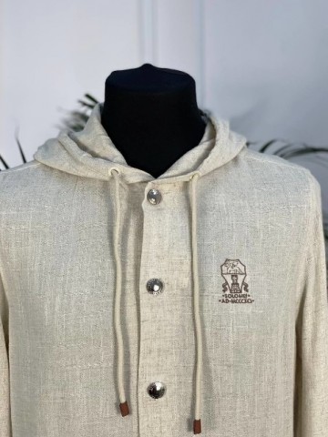 Льняной костюм Brunello Cucinelli